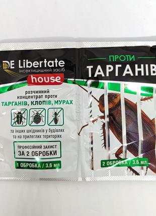 Средство от тараканов концентрат Е Libertate, 3.6 мл (на 2 обр...