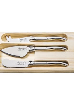 Набір із 3 ножів для сиру Style de Vie Premium Line (KaasRVS3Del)