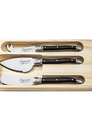 Набір із 3 ножів для сиру Style de Vie Premium Line (KaasZwart...