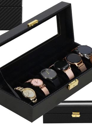 Скринька (органайзер) для зберігання годинників Springos 30 x ...