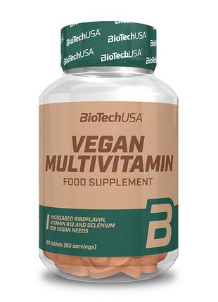 Веганский мультивитаминный комплекс BioTech Vegan Multivitamin...