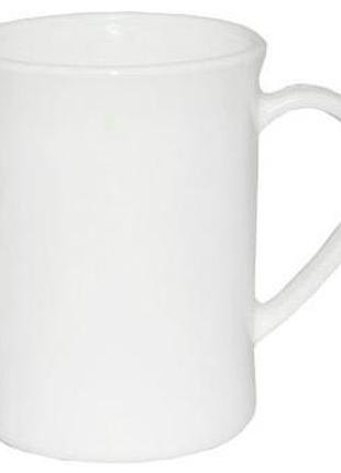Набор 6 чашек Infinite Tenderness белые 330мл, стеклокерамика