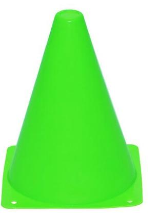 Конус-фішка спортивна EasyFit для тренувань зелена 17 см (розм...