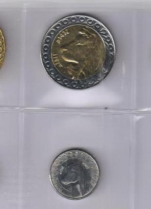 Алжир набор из 9 монет 1992-2019 UNC 1/4, 1/2, 1, 2, 5, 10, 20...