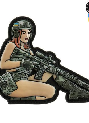 M-Tac нашивка Tactical girl №2 PVC MM14