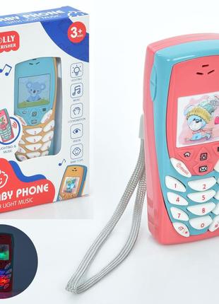 Игрушка Телефон мобильный детский музыкальный 282-28 10см, муз...