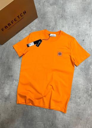 Мужская оранжевая футболка The North Face