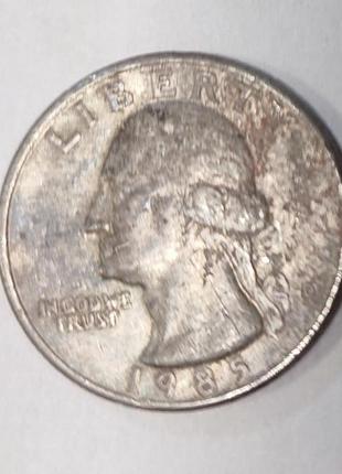 Монета Liberty 1985  р.
