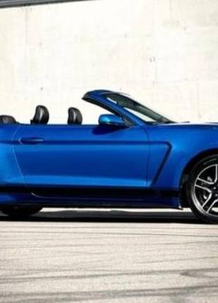 036 Ford Mustang GT синій кабріолет прокат авто без водія