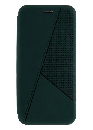Чехол-книжка кожа Twist для Samsung Galaxy A71 2020 Зеленый