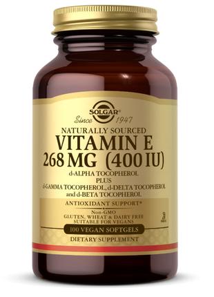 Вітамін E Solgar (Vitamin E) 268 мг 400 МО 100 м'яких вегетарі...