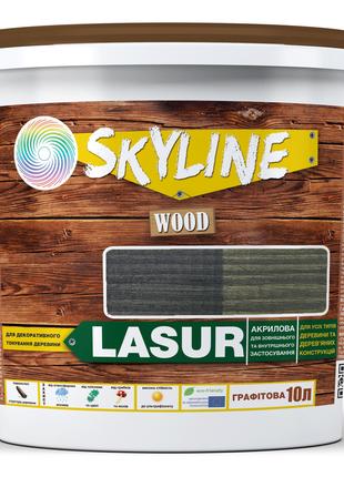 Лазур декоративно-захисна для обробки дерева LASUR Wood SkyLin...