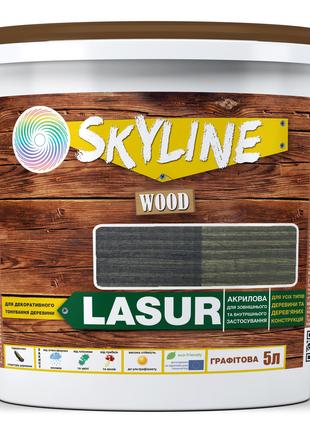 Лазур декоративно-захисна для обробки дерева LASUR Wood SkyLin...