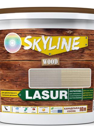 Лазур декоративно-захисна для обробки дерева LASUR Wood SkyLin...