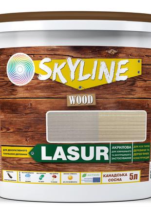 Лазур декоративно-захисна для обробки дерева LASUR Wood SkyLin...