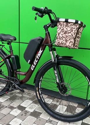 Электровелосипед Cubic-Bike ELECTRIC 29" Бордовый 500ватт 18Ач...