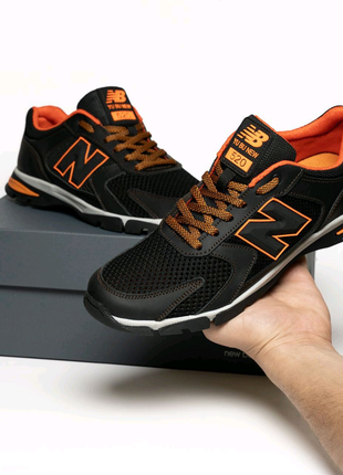 Мужские кроссовки кожаные лето New balance