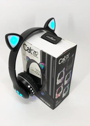 Беспроводные наушники с кошачьими ушками и RGB подсветкой Cat ...