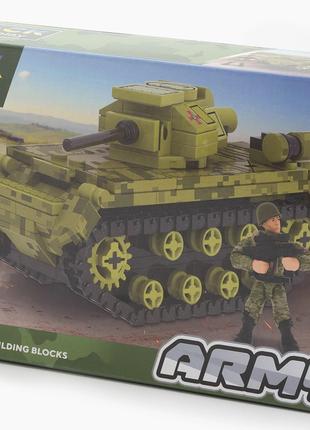 Конструктор пластиковый Армия Военная техника Танк Т-34 Lego 2...