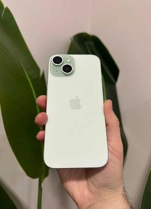 IPhone 15 Green Зелений АКБ 100% 128gb Neverlock