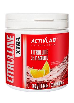 Амінокислота Activlab Citrulline Xtra, 200 грам Лимон