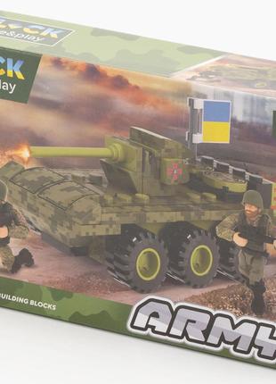 Конструктор пластиковий Армія Військова техніка Танк Lego 83 д...