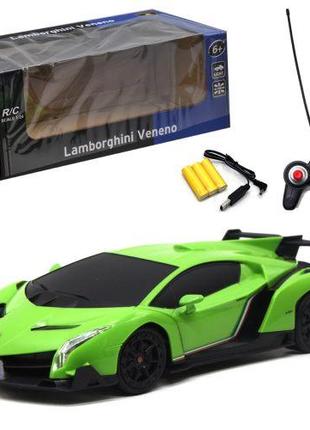 Машинка на радиоуправлении "Lamborghini Veneno" (зеленая)
