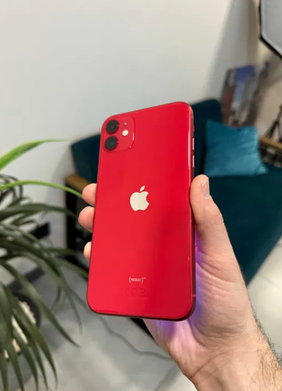 IPhone 11 Red Червоний АКБ 100% 128gb Neverlock