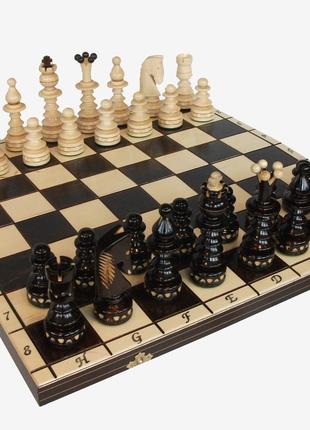 Большие красивые шахматы подарочные 50 на 50 см Натуральное де...