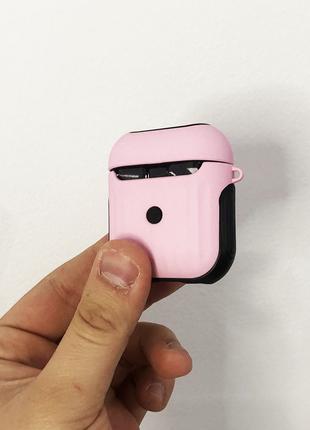 Чехол для Apple AirPods TQ-615 противоударный розовый