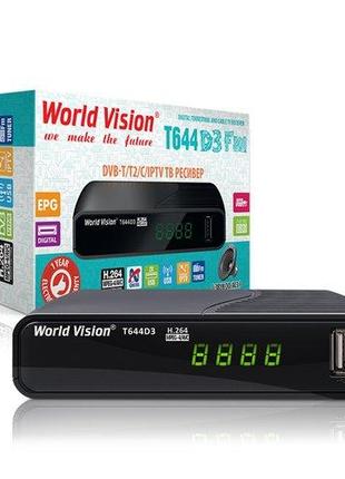 Т2 тюнер/приставка т2 World Vision T644D3 FM (Гарантия)