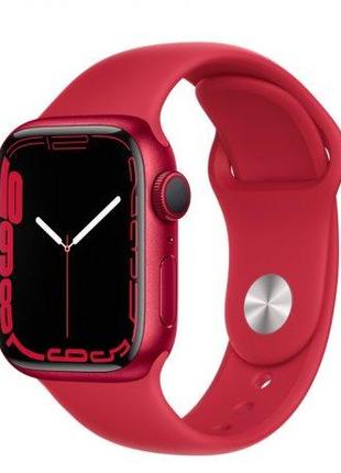 Apple Watch Series 7 41mm (GPS) (Product)Red Aluminum Case w. ...