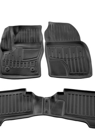3D коврики в салон Ford C-Max (hybrid) 2010-2019 комплект 4 шт...