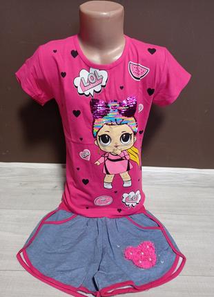 Детский костюм для девочки подростка Венгрия футболка и шорты ...