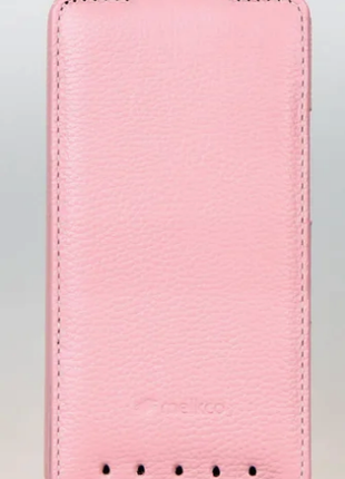 Чохол фліп Melkco Leather Case Jacka HTC One M7 Pink