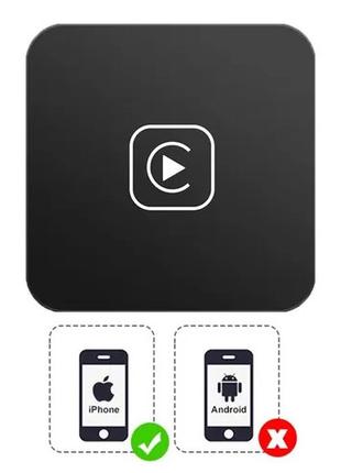Адаптер беспроводной Apple CarPlay, Bluetooth, для автомобиля,...