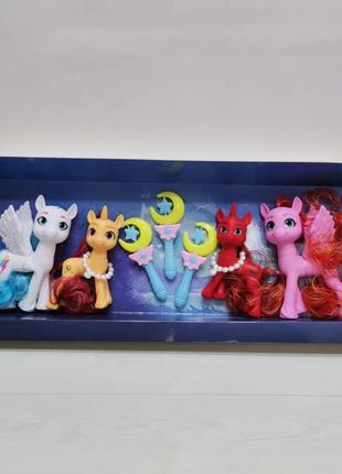 Игрушки Мой Маленький Пони 4 Фигурки My Little Pony с Мягкими ...