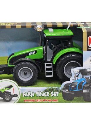 Инерционная игрушка "Трактор", зеленый