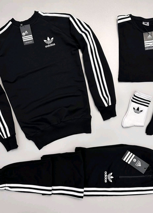 Спортивний костюм adidas чоловічий комплект адідас футболка