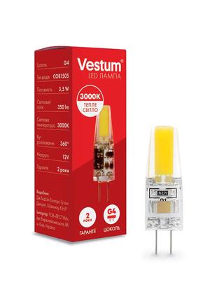 Світлодіодна лампа Vestum G4 3,5W 3000K 12V