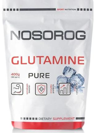 Глютамин Nosorog Nutrition Glutamine 400 гр (Без вкуса)