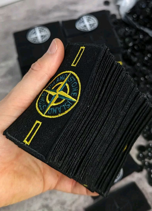 Патч, патчі шеврон нашивка лого Stone Island+2гудзики