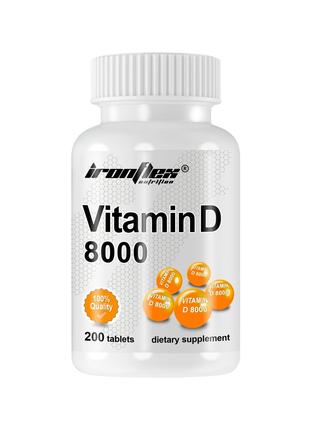 Витамин D3 IronFlex Vitamin D3 8000 200tabs