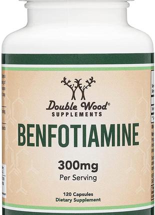 Бенфотіамін Double Wood Benfotiamine 300 mg 120 capsules