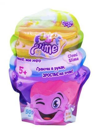 Слайм Fluffy Slime укр 500 г розовый