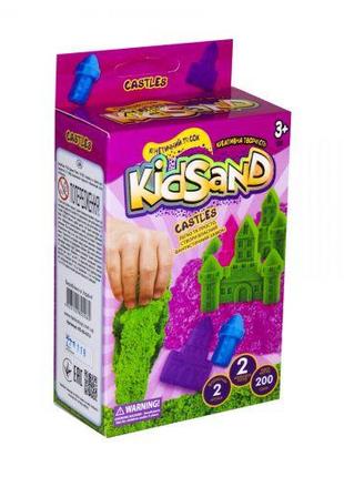 Кинетический песок "KidSand: Замок" с формочками, 200 г, KS-05...