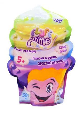 Слайм Fluffy Slime укр 500 г оранжевый