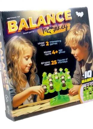 Настольная игра "Balance Monkey" + IQ шашки