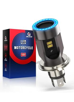 AOLEAD H4 Світлодіодна лампа для мотоциклетних фар, HS1 Світло...
