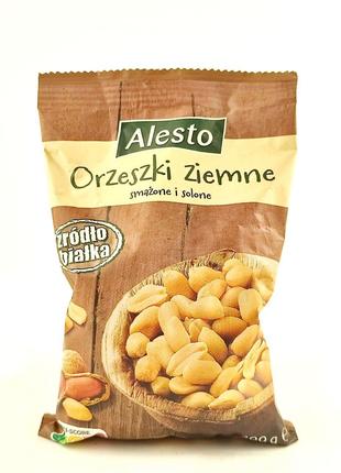 Жареный и соленый арахис Alesto Orzeszki ziemne 200 г Польша